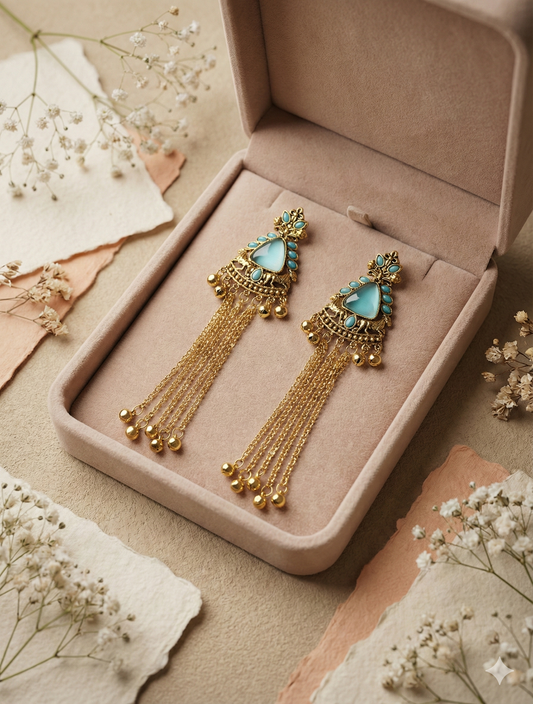 Azure Heritage Tassels