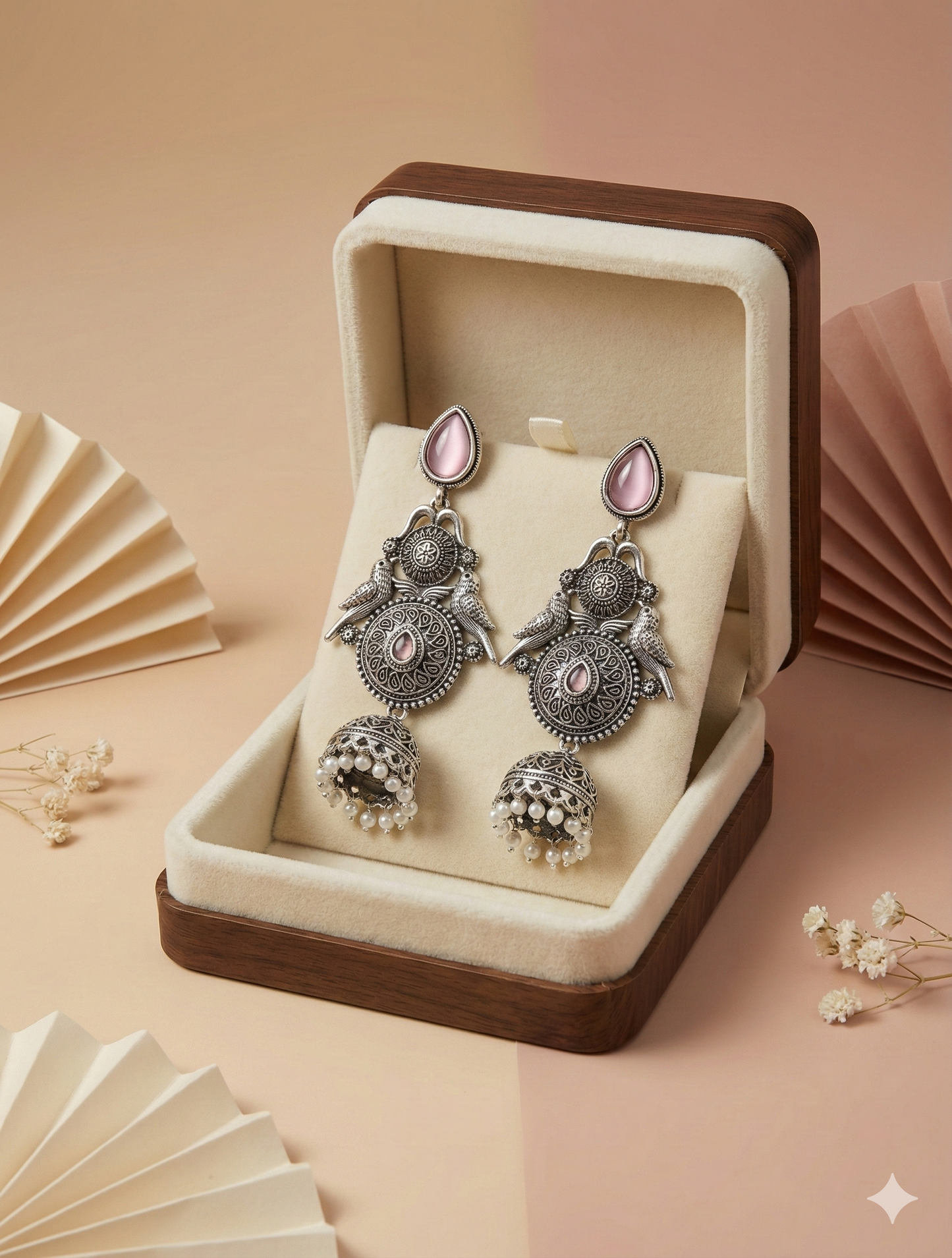 Chandrika Bird Motif Earrings
