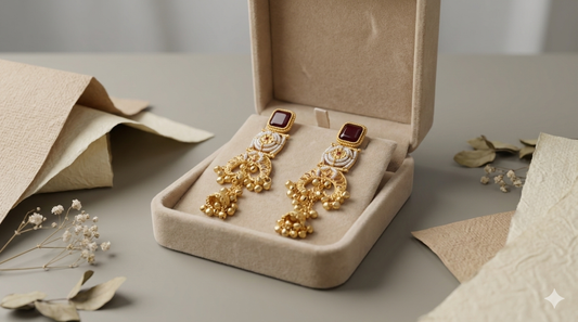 Royal Velvet Ruby Chandbalis