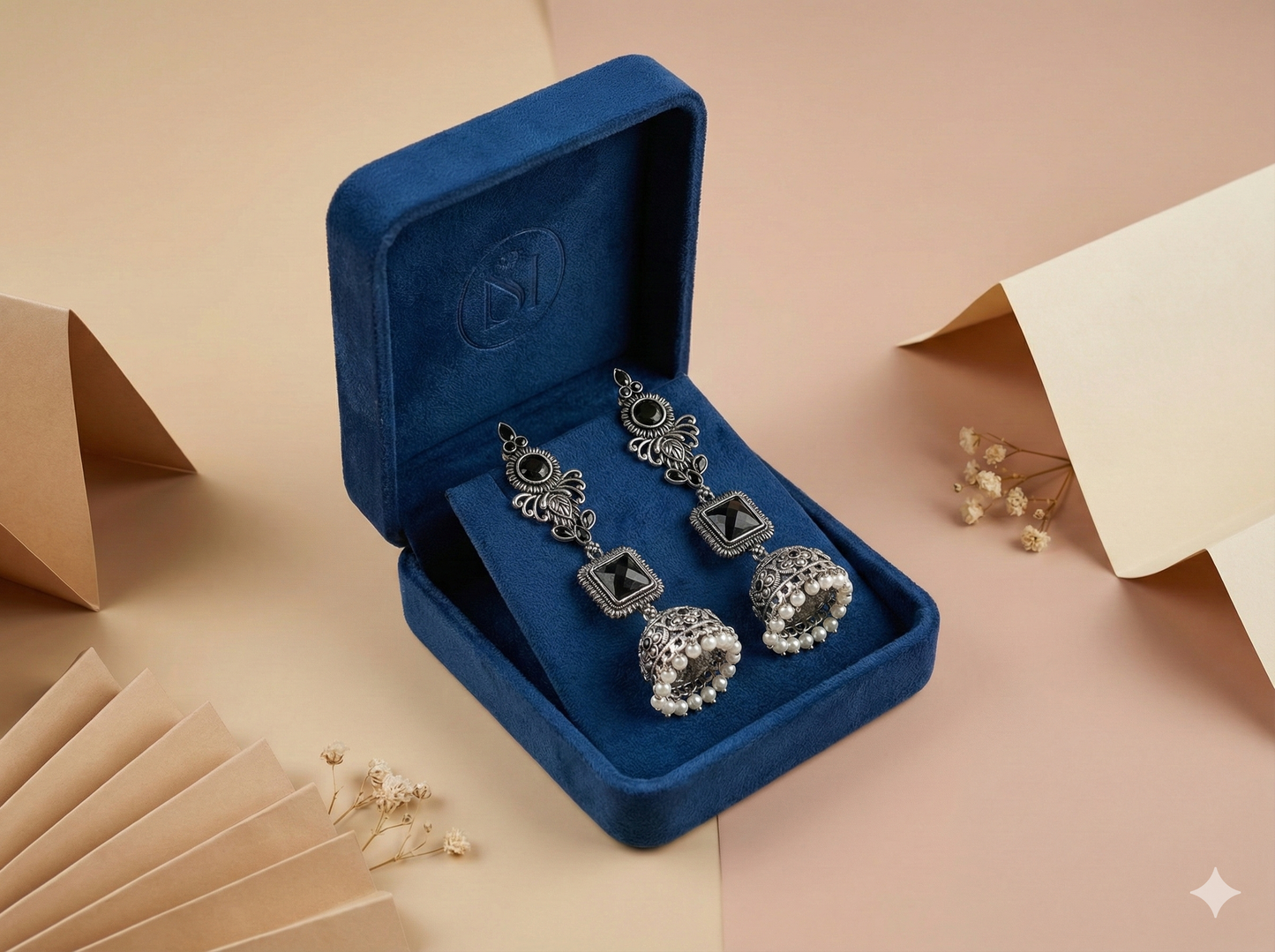 The Rosette-Arc Fan Jhumka