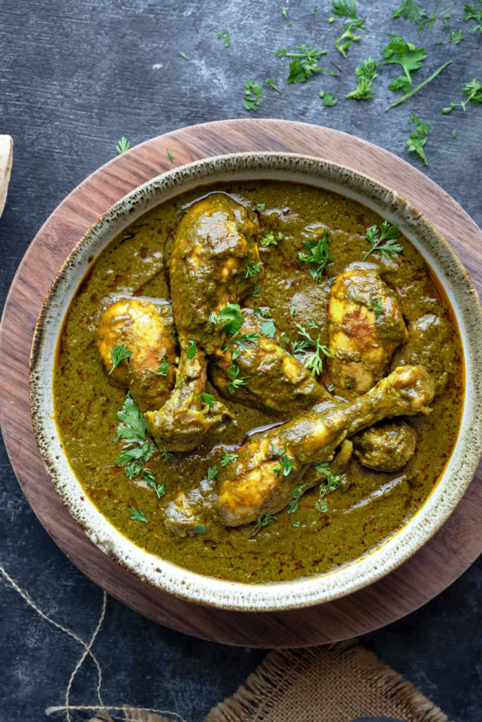 palak chicken