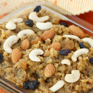 Moong dal halwa at home